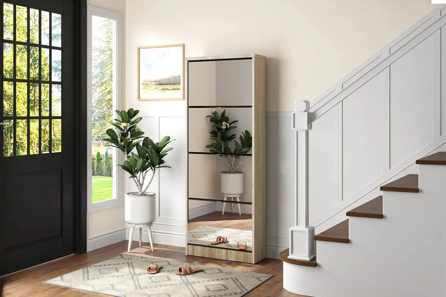 Meubles-à-chaussures-solutions-pratiques-pour-organiser-votre-entrée TIKOYA