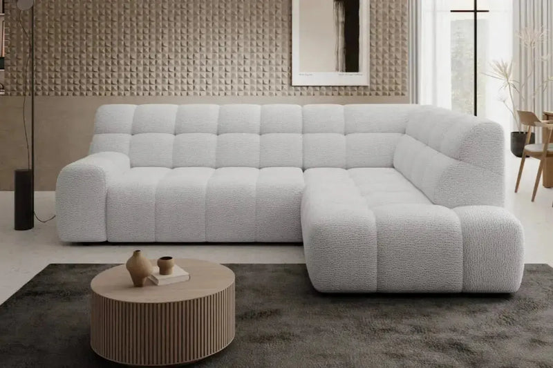 Canapé d'angle réversible et convertible design TIKAYLA