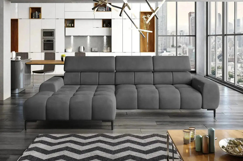 Canapé d'angle convertible électrique IMPERIAL S - 270 x 177 cm - WERSAL