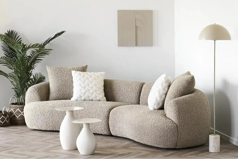 Canapé personnalisable sur mesure, matière et coloris au choix TIKAYLA