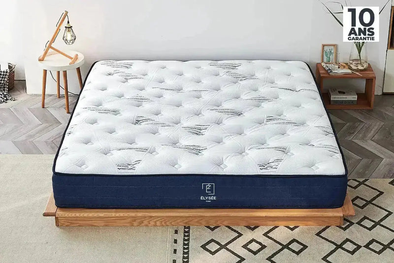 Matelas 160x200 Queen Size à ressorts ensachés, grand confort deux places TIKAYLA