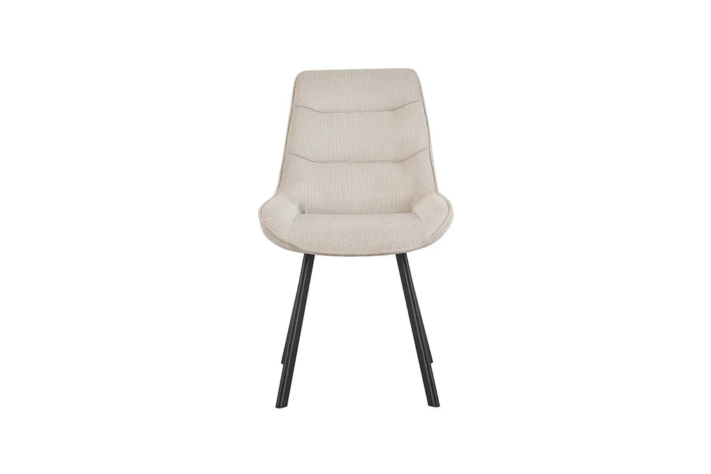 AMELIA - Lot de Chaises de Salle à Manger - 53 x 61 cm - Sable ROUSSEAU