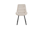 AMELIA - Lot de Chaises de Salle à Manger - 53 x 61 cm - Sable ROUSSEAU
