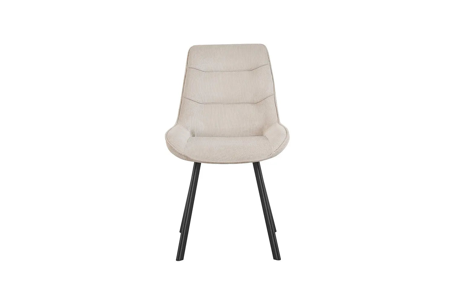 AMELIA - Lot de Chaises de Salle à Manger - 53 x 61 cm - Sable ROUSSEAU