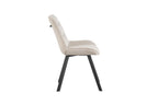 AMELIA - Lot de Chaises de Salle à Manger - 53 x 61 cm - Sable ROUSSEAU