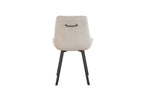 AMELIA - Lot de Chaises de Salle à Manger - 53 x 61 cm - Sable ROUSSEAU