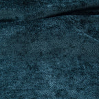Tissu chenille waterproof Aphrodite coloris Bleu canard