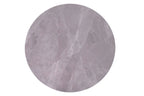 APOLLINA - Table à manger Ronde Pierre Brillante - 110 cm - Gris Italien ROUSSEAU