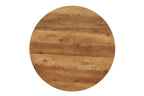 AYLEN - Lot de 2 Tables basses Ronde Effet Mango - 45-50 x 80-50 cm ROUSSEAU