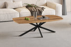 AYLEN - Table basse Ovale Effet Mango - 130x 70 cm ROUSSEAU