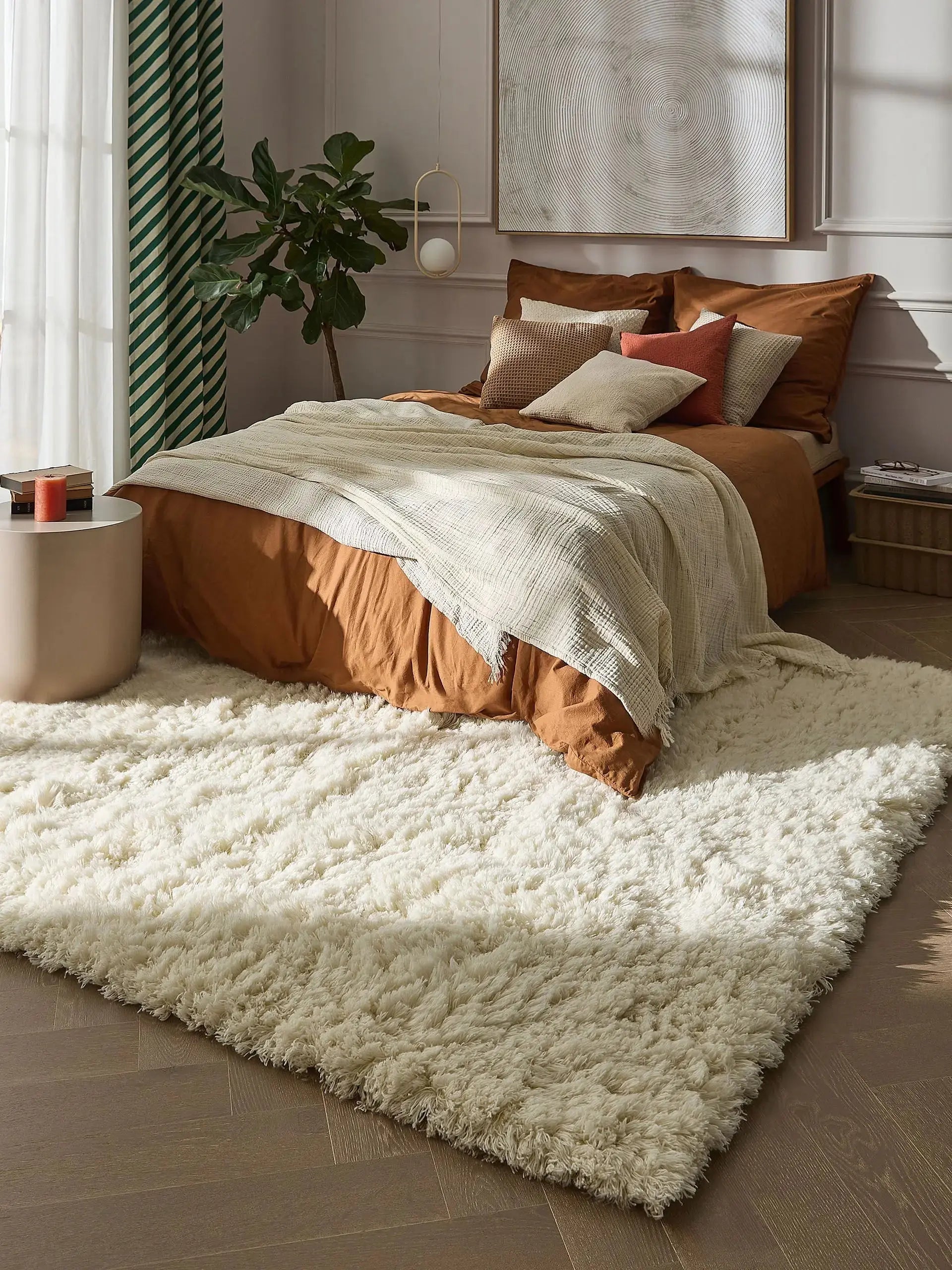 BAADAL - Tapis de Laine - Crème BENUTA