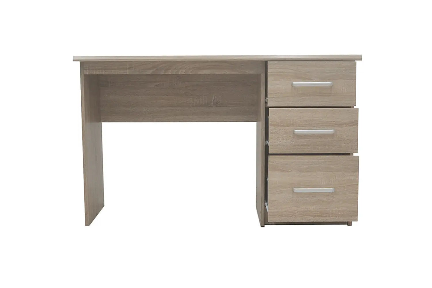 Bureau MATIS sonoma vue de cote profondeur 60 cm - TIKAYLA