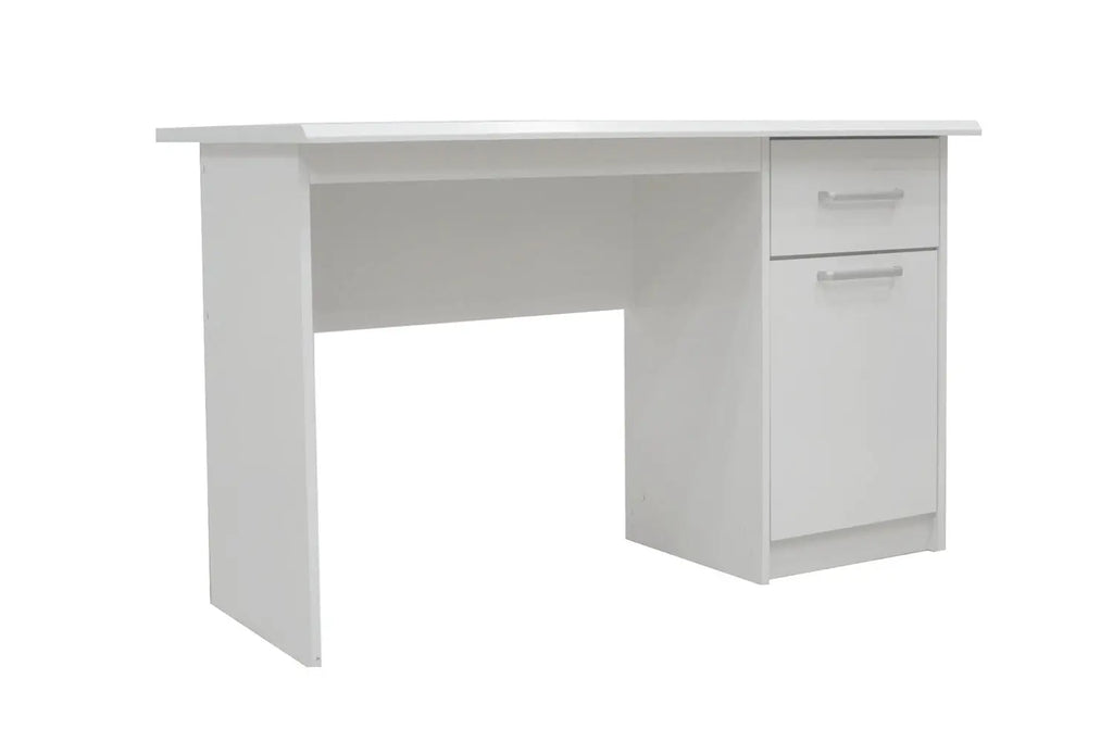 Bureau MILO blanc en situation dans un espace de travail - TIKAYLA