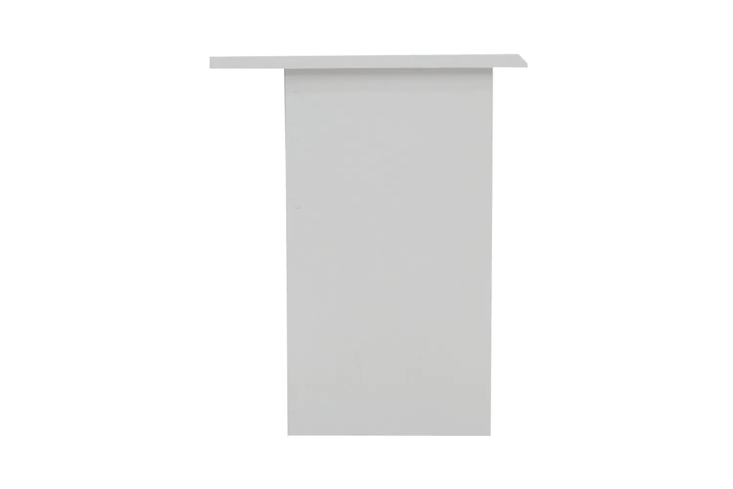 Detail du tiroir et de la porte du bureau MILO blanc - TIKAYLA