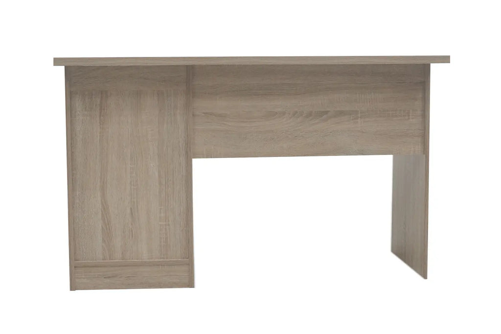 Bureau MILO sonoma vue de face plateau 121 cm - TIKAYLA