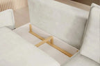 Canapé d'angle convertible avec rangement PORTOFINO S - 226 x 162 cm - WERSAL