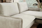 Canapé d'angle convertible avec rangement PORTOFINO S - 226 x 162 cm - WERSAL