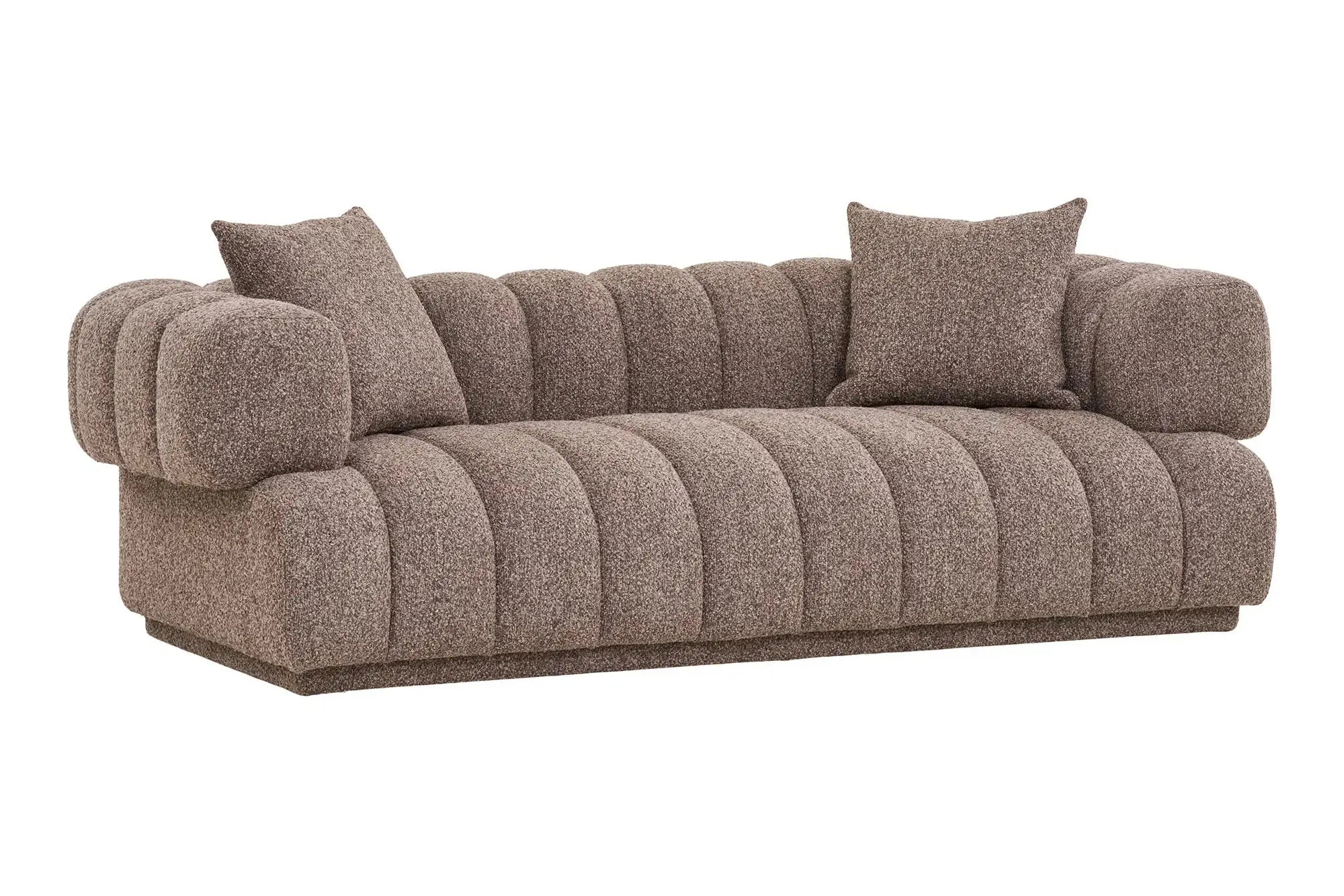 Canapé Droit AURORA Marron - 226 x 106 cm HOUSE NORDIC