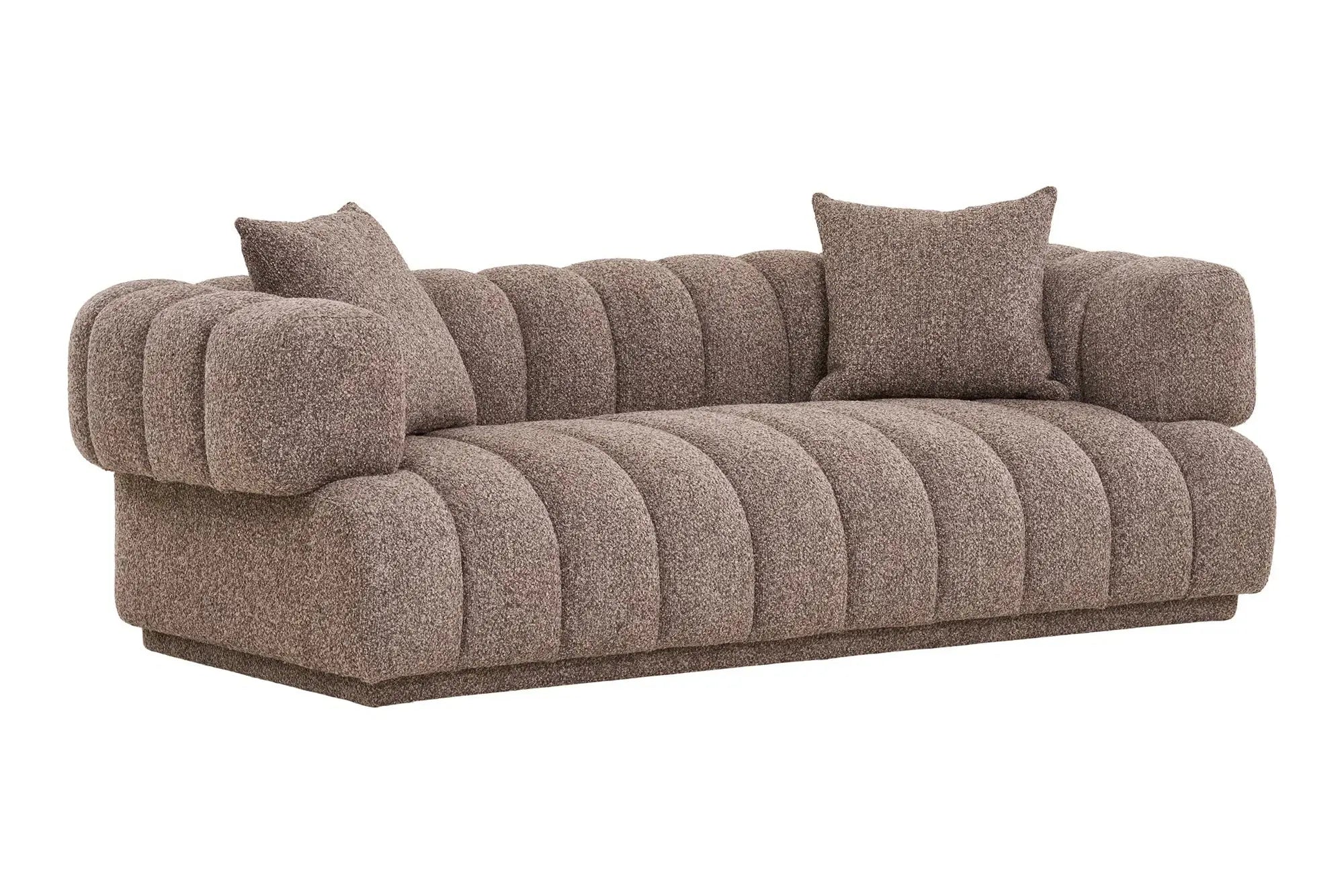 Canapé Droit AURORA Marron - 226 x 106 cm HOUSE NORDIC