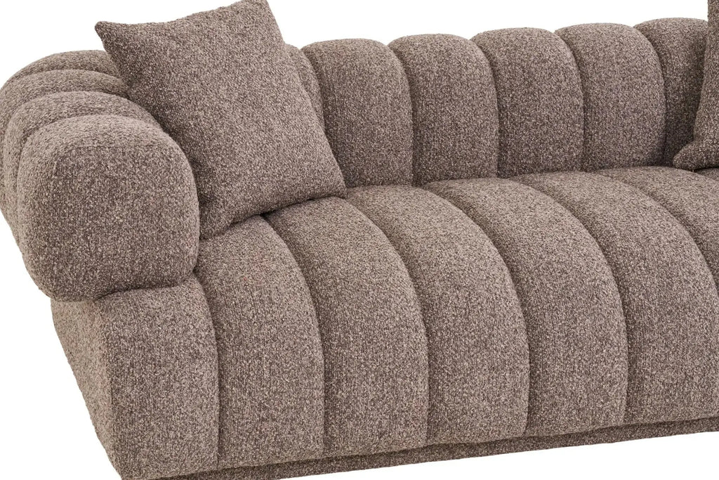 Canapé Droit AURORA Marron - 226 x 106 cm HOUSE NORDIC