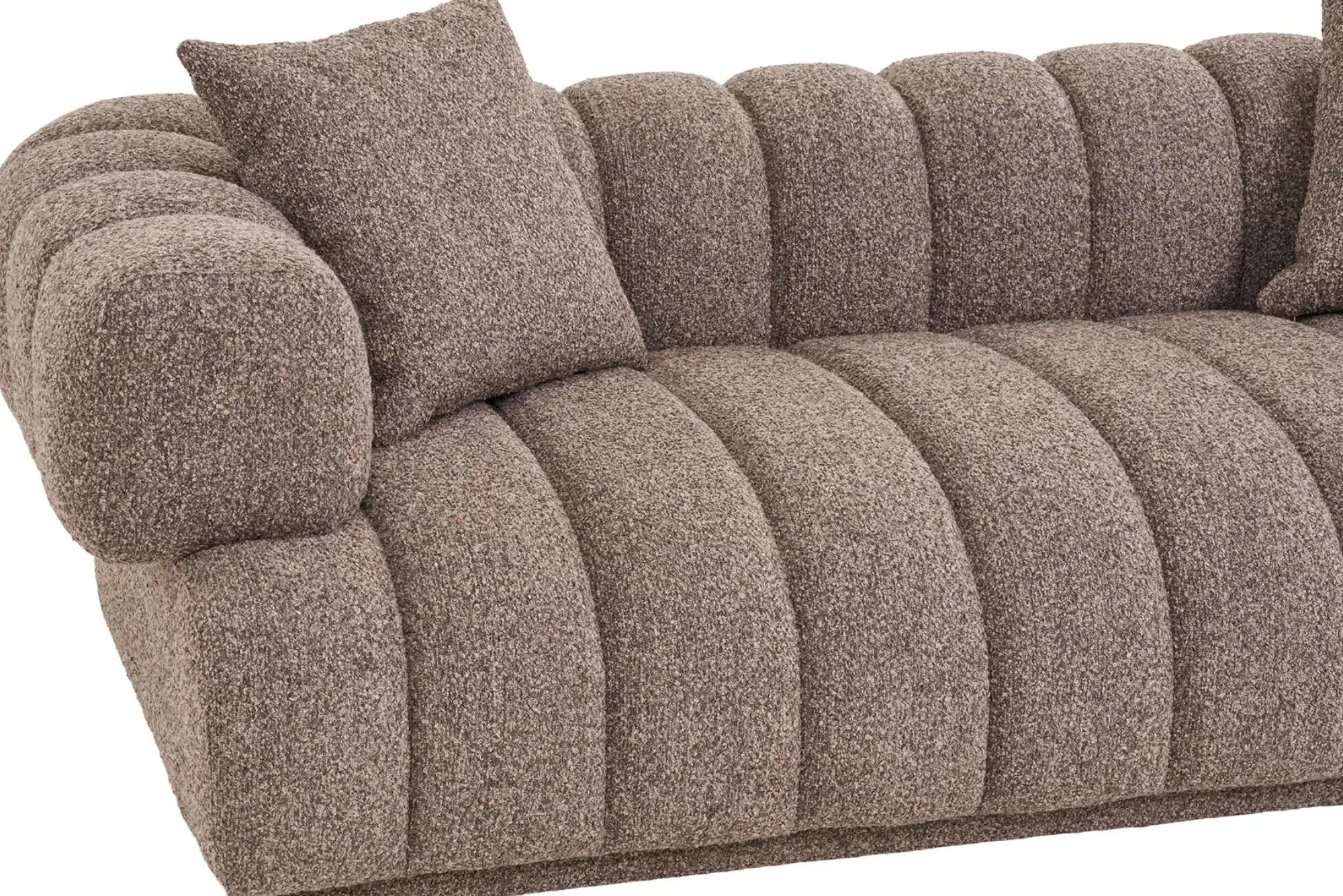 Canapé Droit AURORA Marron - 226 x 106 cm HOUSE NORDIC