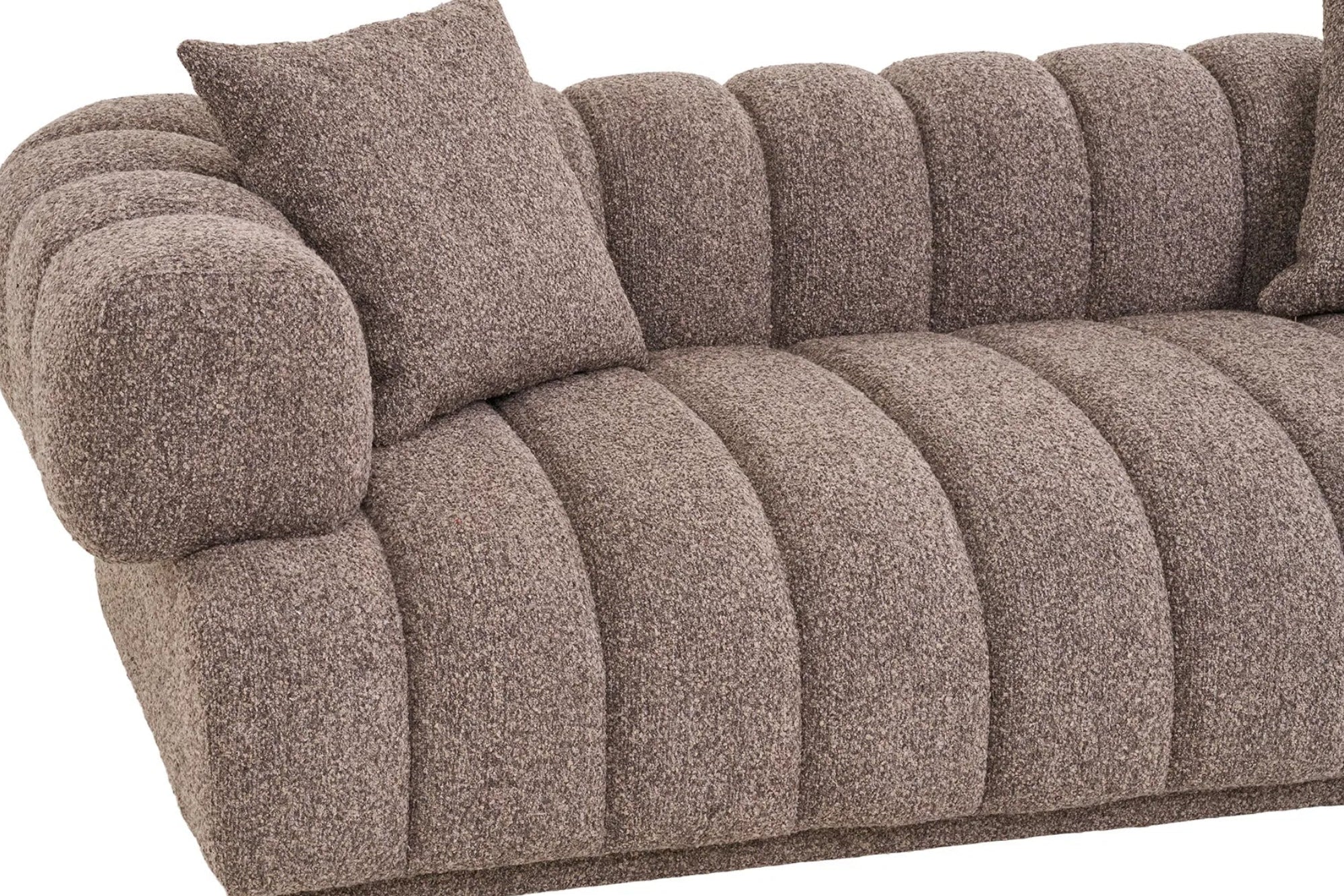 Canapé Droit AURORA Marron - 226 x 106 cm HOUSE NORDIC