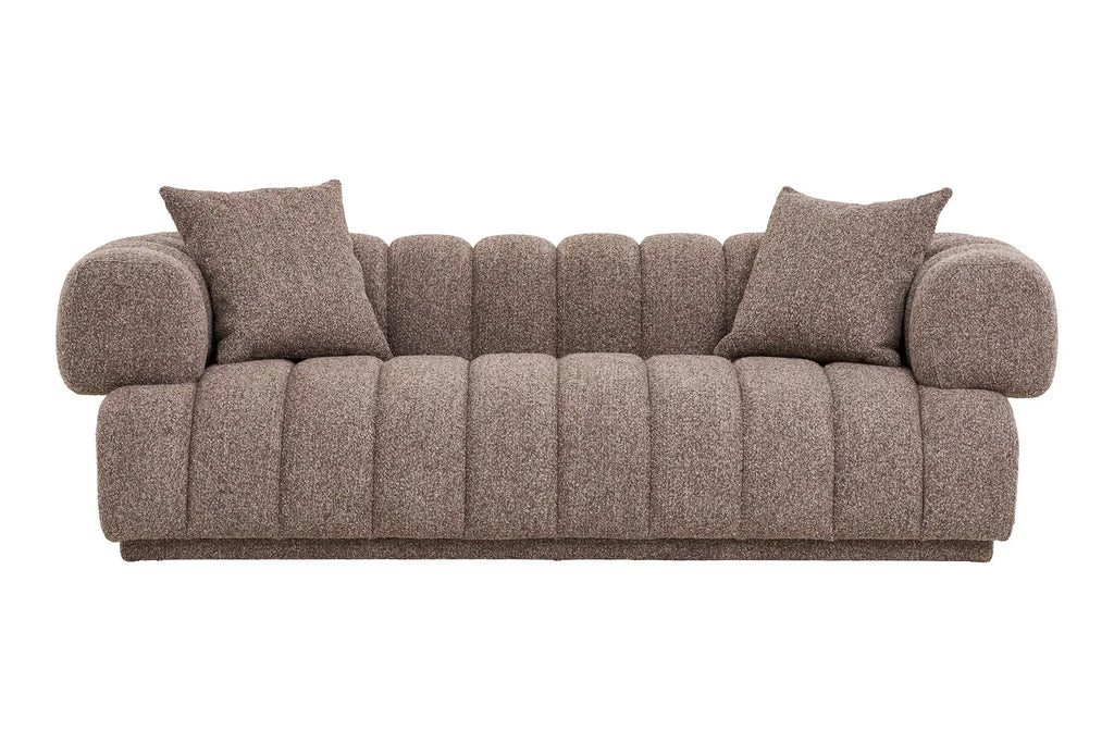 Canapé Droit AURORA Marron - 226 x 106 cm HOUSE NORDIC