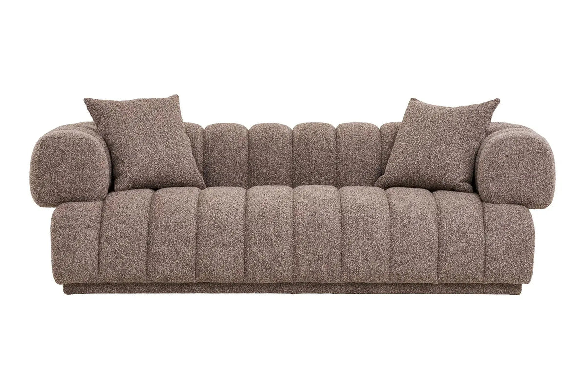 Canapé Droit AURORA Marron - 226 x 106 cm HOUSE NORDIC
