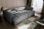 Canapé droit convertible électrique LIVORNO BIG SOFA - 302 x 136 cm - WERSAL