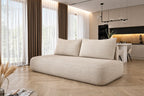 Canapé Droit Convertible avec Coffre de Rangement PIVOINE - 235 x 108 cm WERSAL