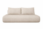 Canapé Droit Convertible avec Coffre de Rangement PIVOINE - 235 x 108 cm WERSAL