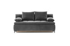 Canapé Droit Convertible avec Rangement SWEET - 204 x 106 cm WERSAL