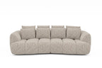 Canapé Droit Électrique BOLOGNE MOTOR - 278 x 130 cm