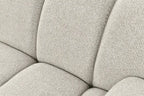 Canapé Droit Modulable 2 places Sable TAZA - 190 x 95 cm HOUSE NORDIC