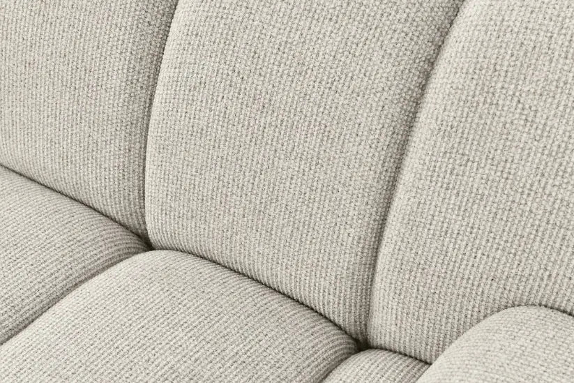 Canapé Droit Modulable 2 places Sable TAZA - 190 x 95 cm HOUSE NORDIC