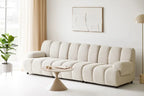 Canapé Droit Modulable 3/5 places Sable TAZA - 275 x 95 cm HOUSE NORDIC