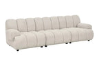 Canapé Droit Modulable 3/5 places Sable TAZA - 275 x 95 cm HOUSE NORDIC