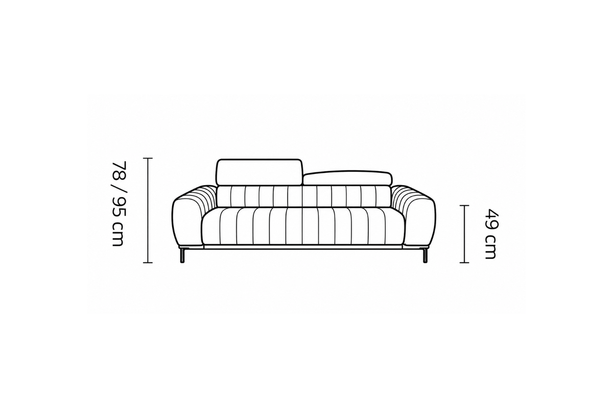 Canapé Lit ORION Matelas Intégré - Couchage 120/140/160 x 198 cm
