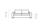 Canapé lit L'ORCHIDÉE avec matelas intégré - WERSAL