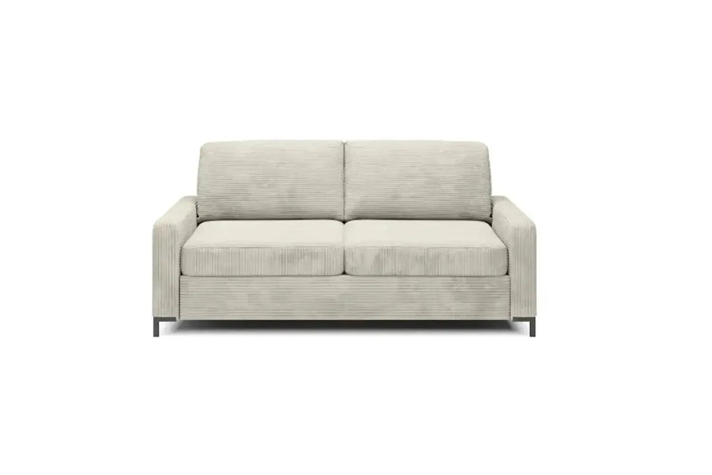 Canapé-Lit en Tissu Côtelé Beige TINO SOFA - 167 x 97 cm WERSAL
