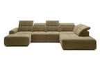 Canapé panoramique convertible électrique MAGELLAN XL - 376 x 227 x 182 cm - WERSAL