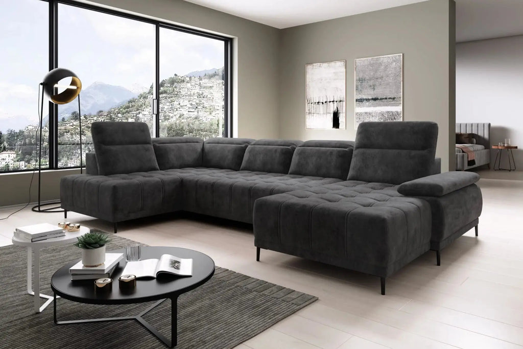 Canapé Panoramique Convertible Électrique FOCUS XL - 352 x 204 x 177 cm WERSAL