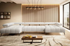 Canapé panoramique convertible électrique PULSAR XL - 371 x 210 x 180 cm - WERSAL