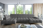 Canapé panoramique convertible électrique IMPERIAL XL - 385 x 216 x 177 cm - WERSAL