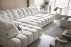 Canapé panoramique convertible électrique VOLTERRA XL - 400 x 217 x 171 cm - WERSAL