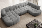 Canapé panoramique convertible électrique SAVONA XL - 355 x 205 x 183 cm - WERSAL