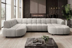 Canapé panoramique convertible électrique SAVONA XL - 355 x 205 x 183 cm - WERSAL