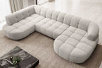 Canapé panoramique convertible électrique SAVONA XL - 355 x 205 x 183 cm - WERSAL