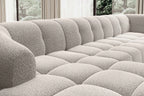 Canapé panoramique convertible électrique SAVONA XL - 355 x 205 x 183 cm - WERSAL
