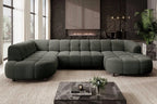 Canapé panoramique convertible électrique SAVONA XL - 355 x 205 x 183 cm - WERSAL
